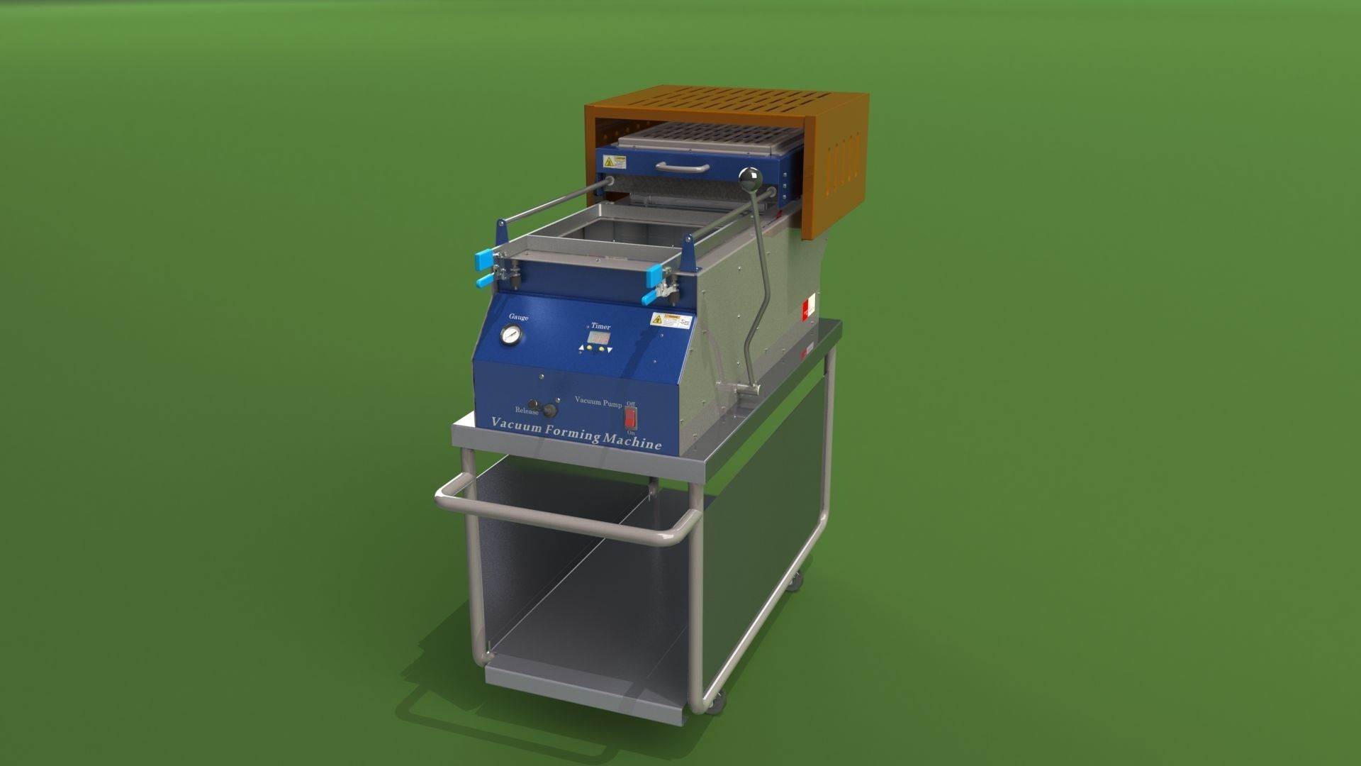 Vacuum Forming Machine 3D model_22