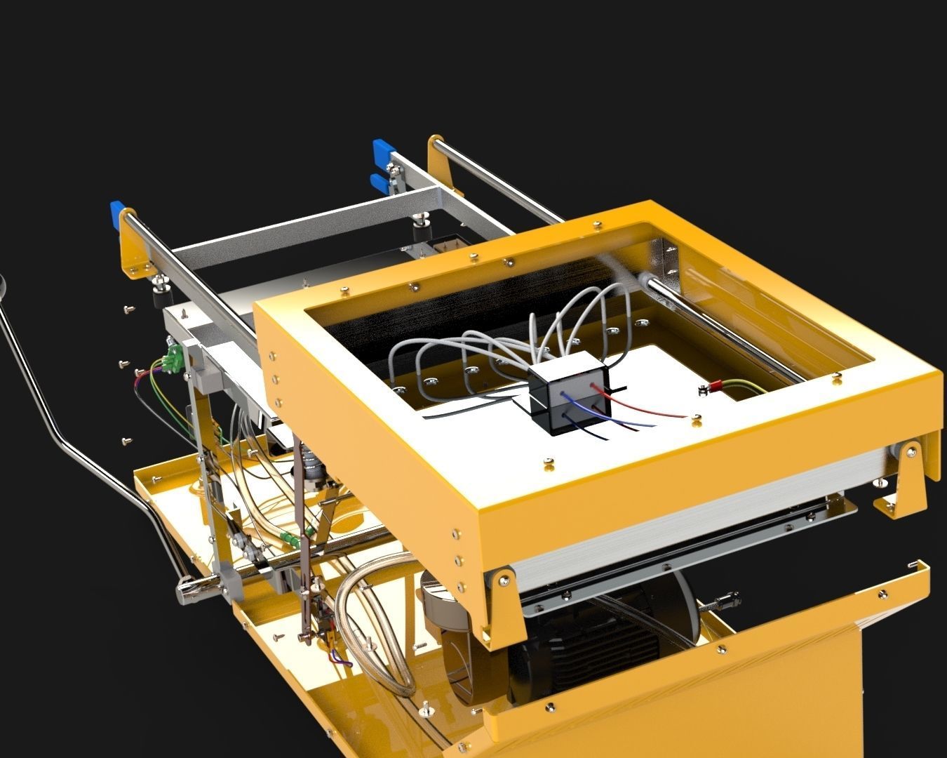 Vacuum Forming Machine 3D model_16