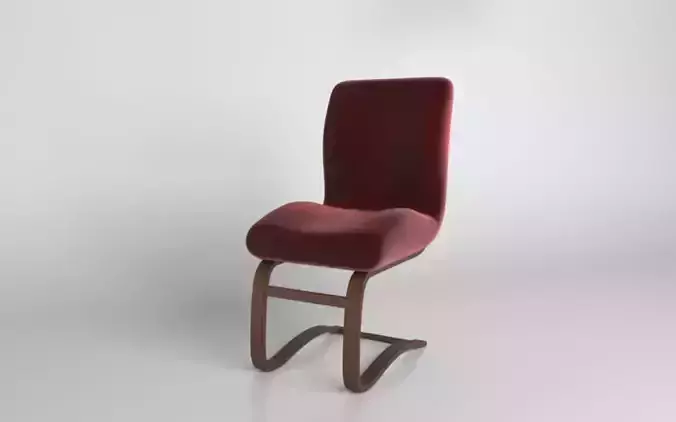 Red Chair Free 3D model