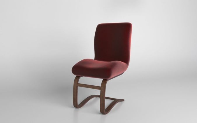 Red Chair Free 3D model