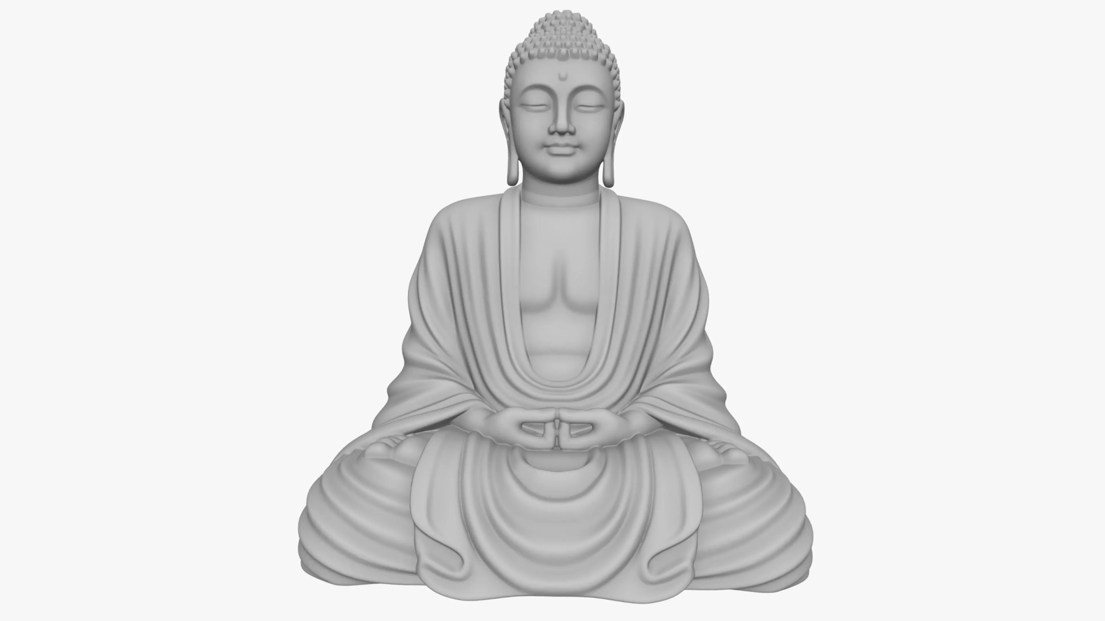 Buddha Statuette for 3d printing 3D print model_0
