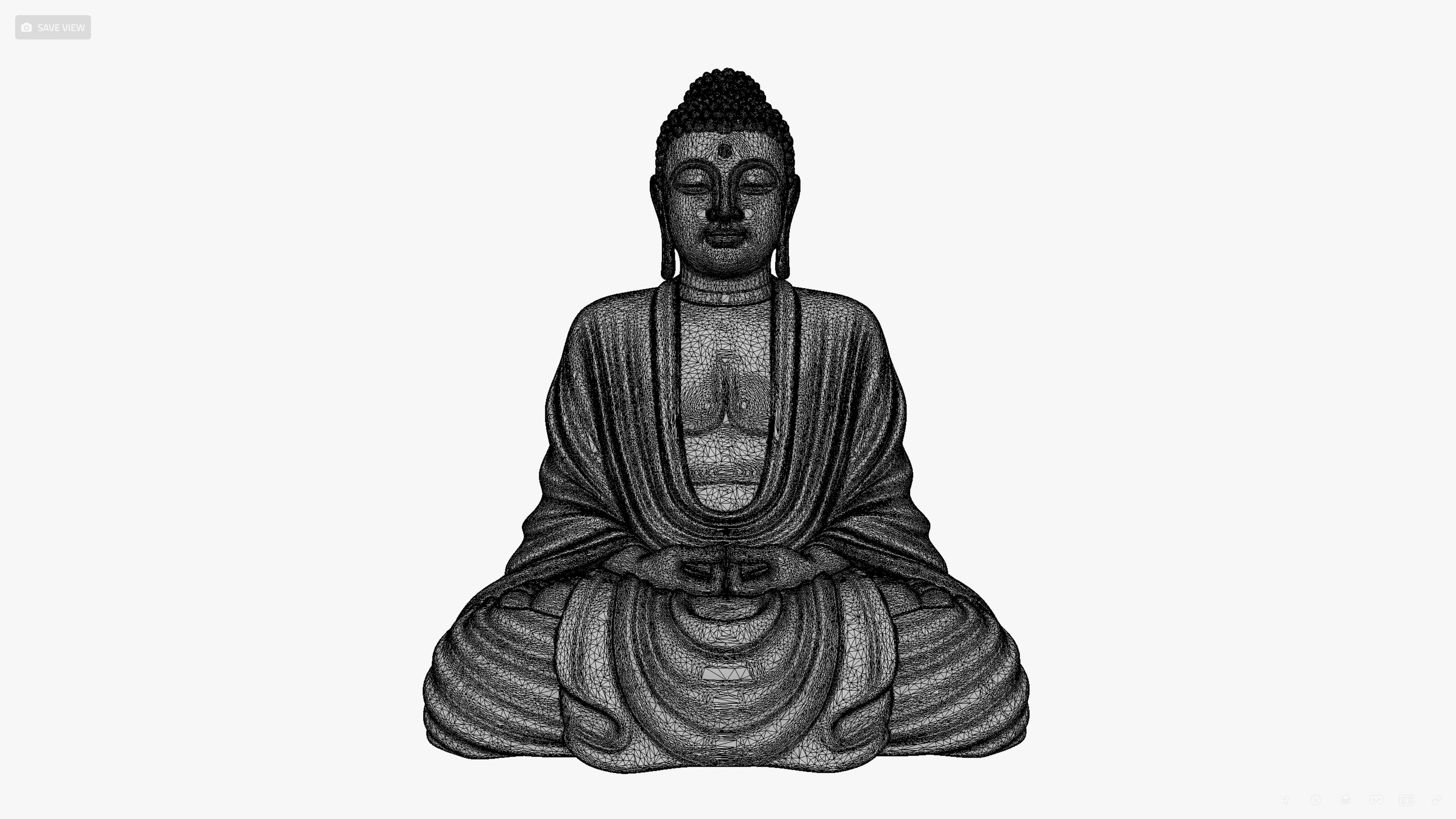 Buddha Statuette for 3d printing 3D print model_1