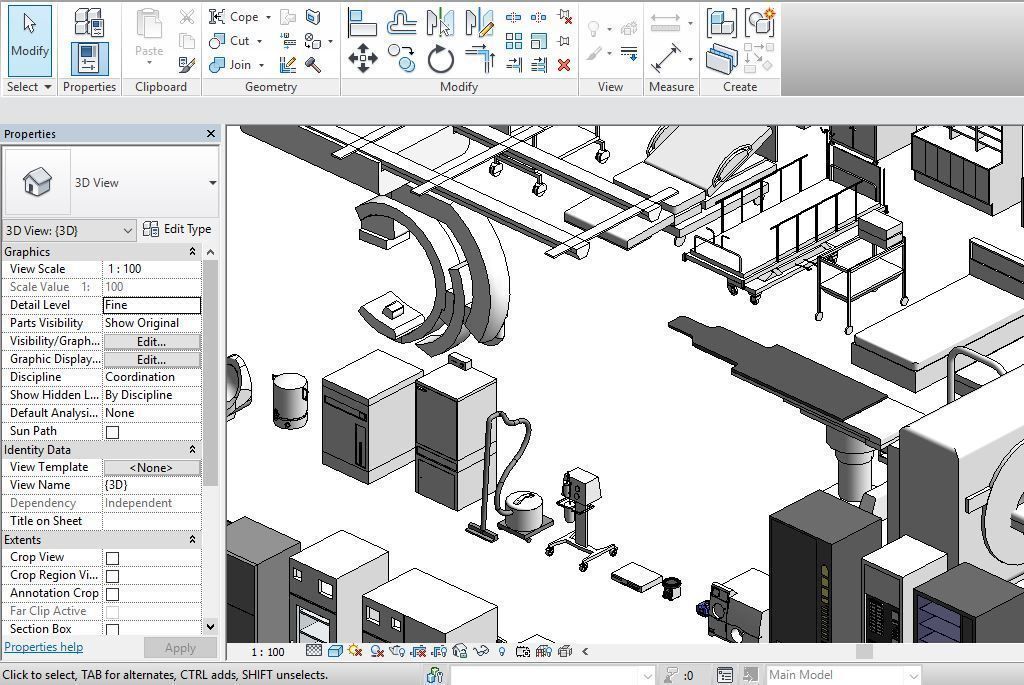 1016 Models for Medical Equipment Revit 2015 3D model_29
