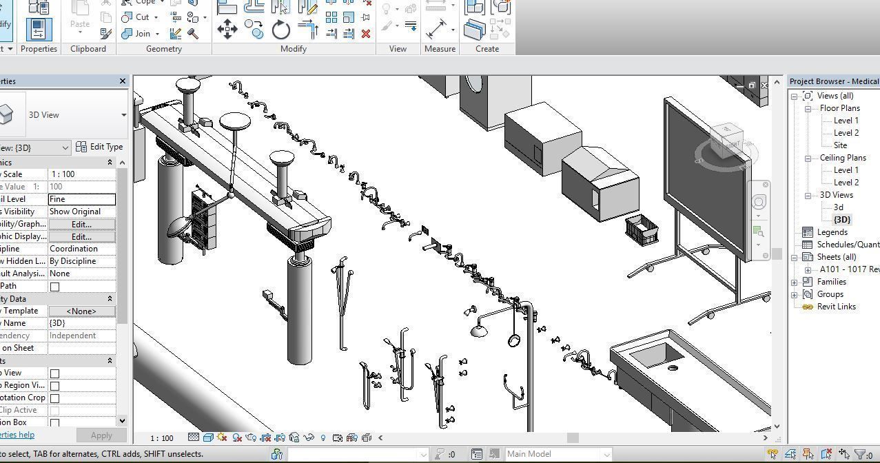 1016 Models for Medical Equipment Revit 2015 3D model_24