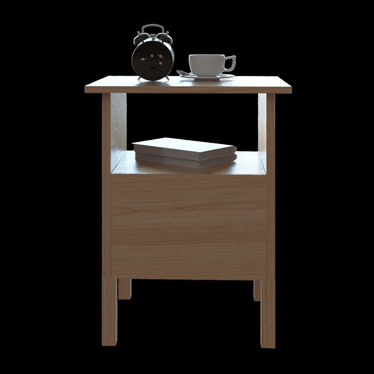 tarva bedside table 3D model_4
