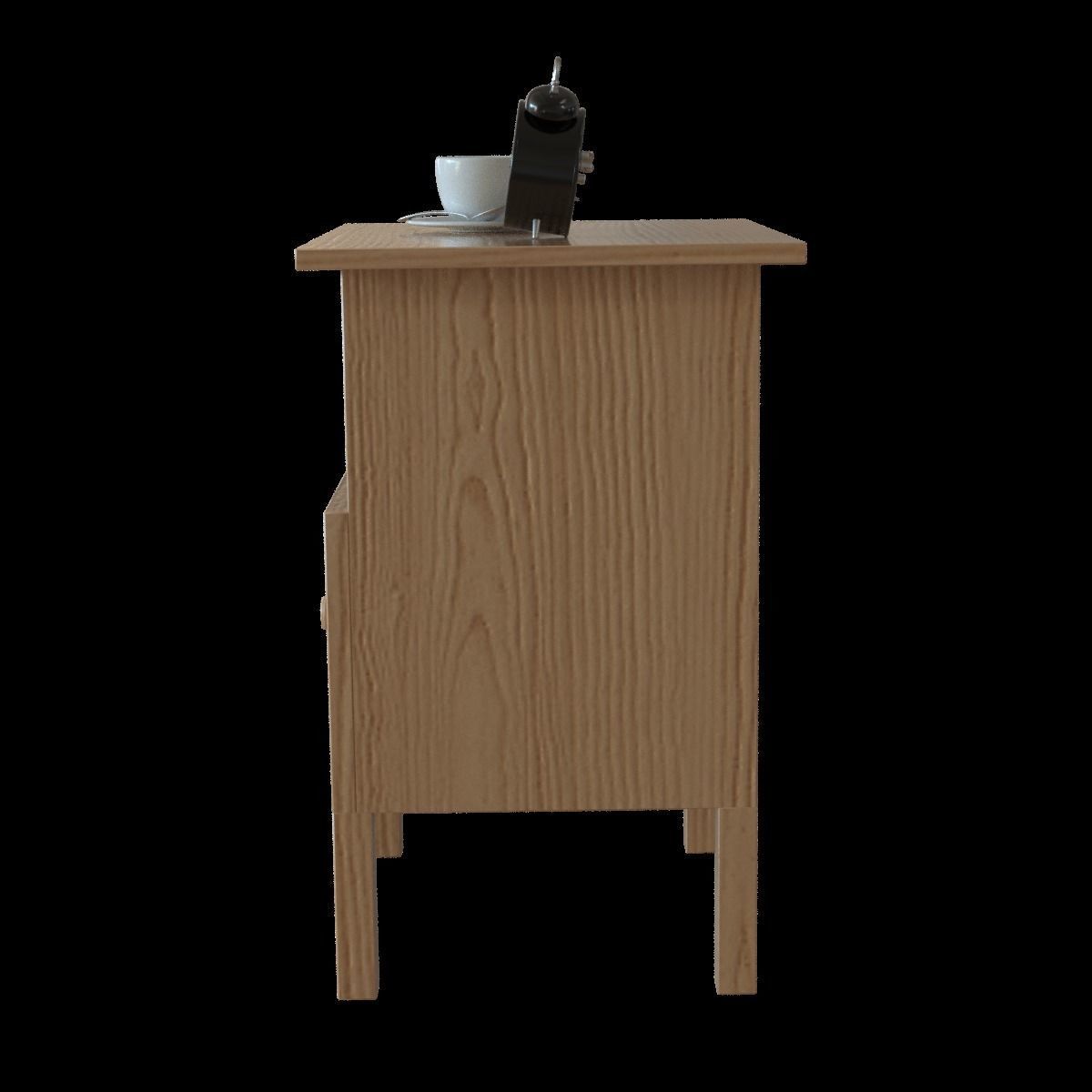 tarva bedside table 3D model_2