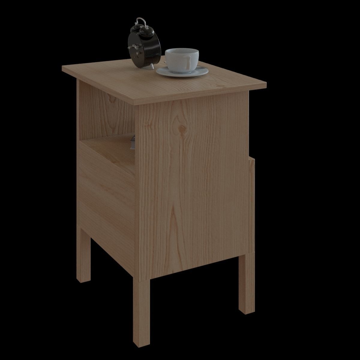 tarva bedside table 3D model_15