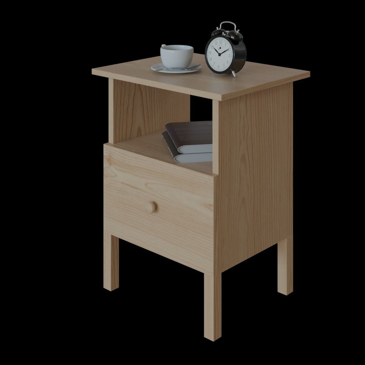 tarva bedside table 3D model_31