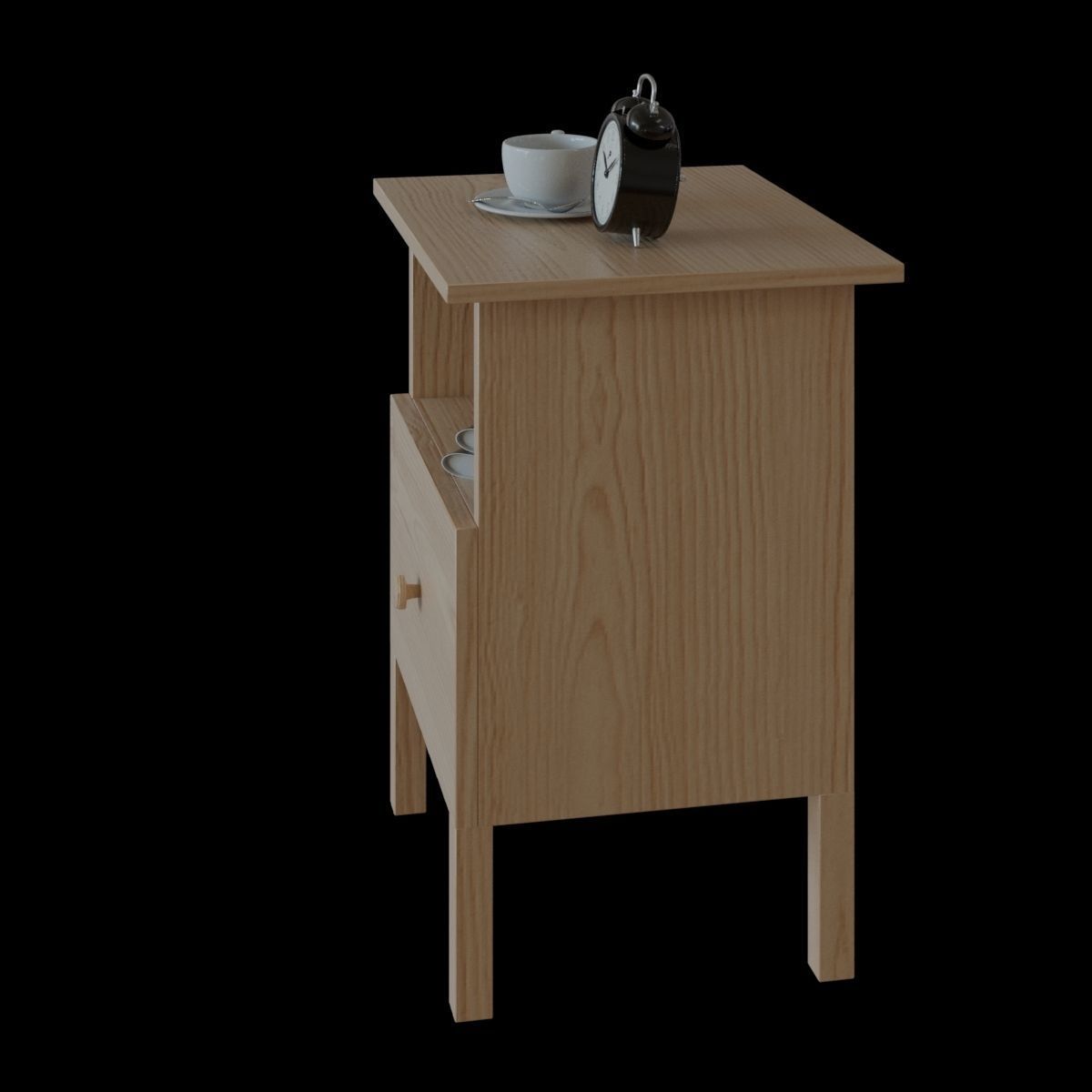 tarva bedside table 3D model_29