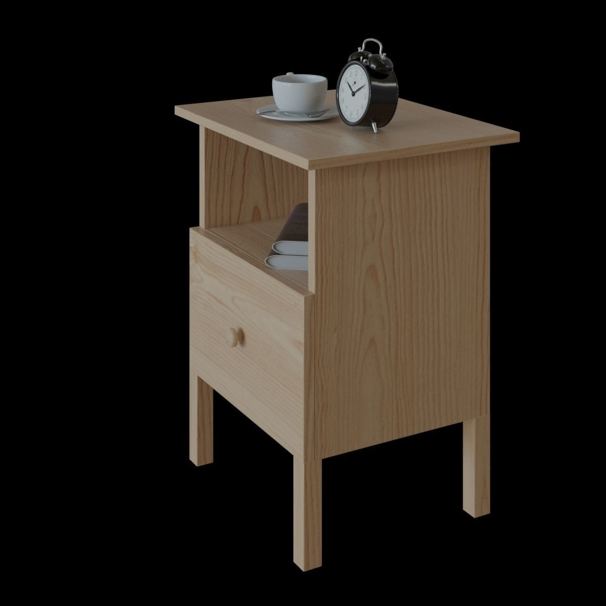 tarva bedside table 3D model_32