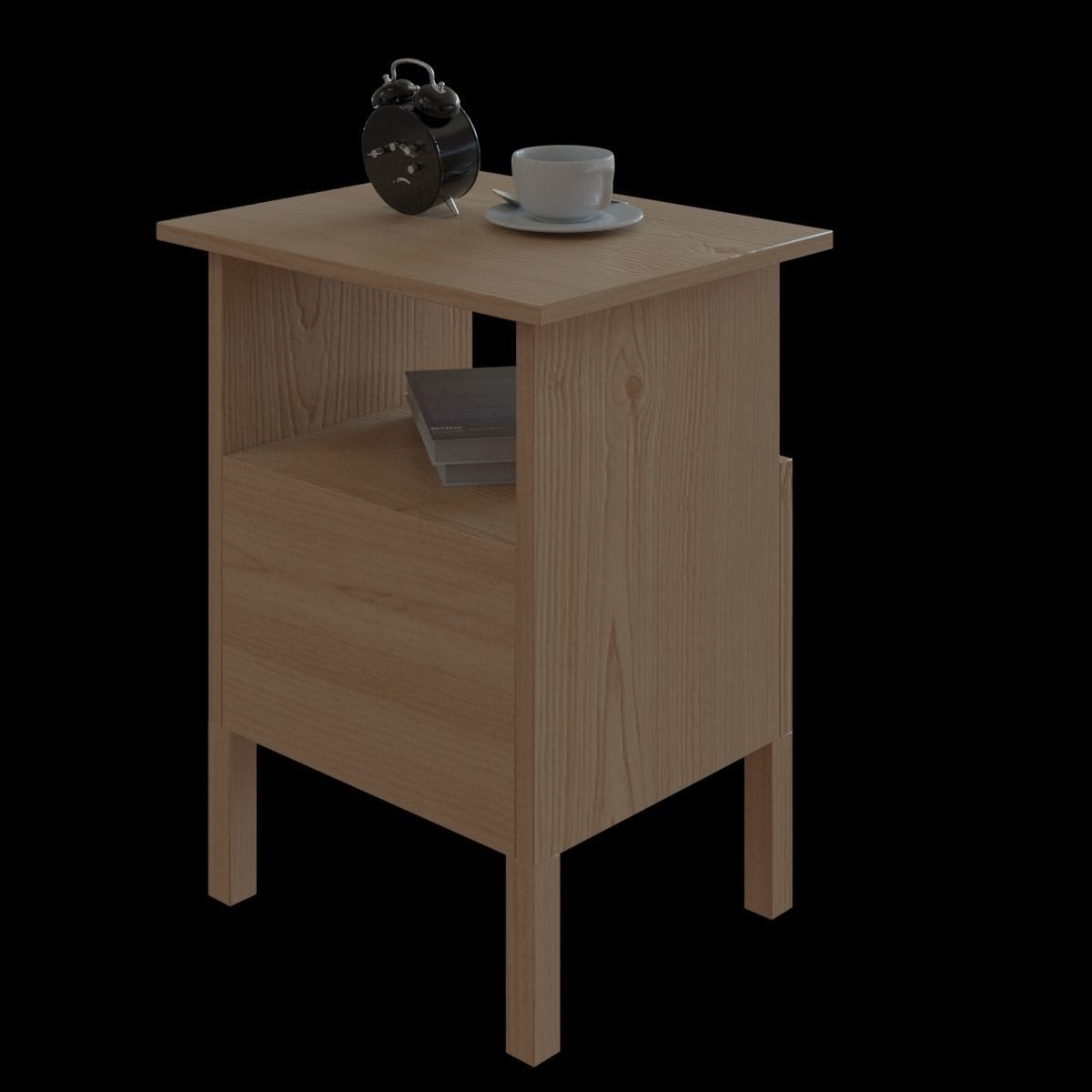 tarva bedside table 3D model_16