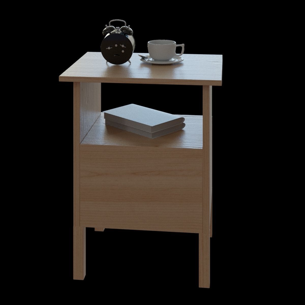 tarva bedside table 3D model_21