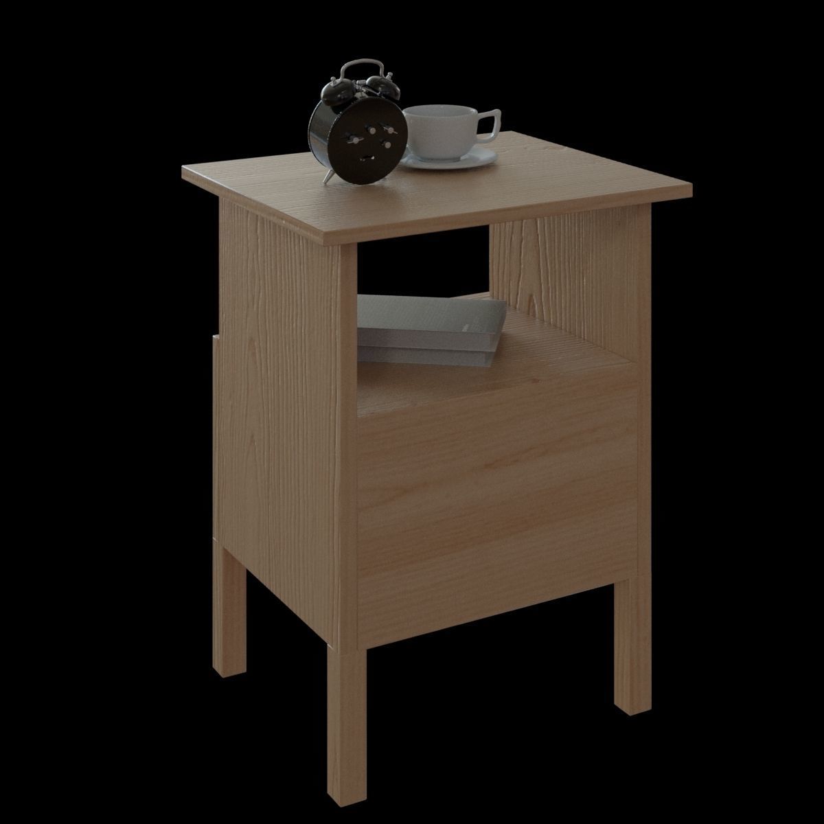 tarva bedside table 3D model_17