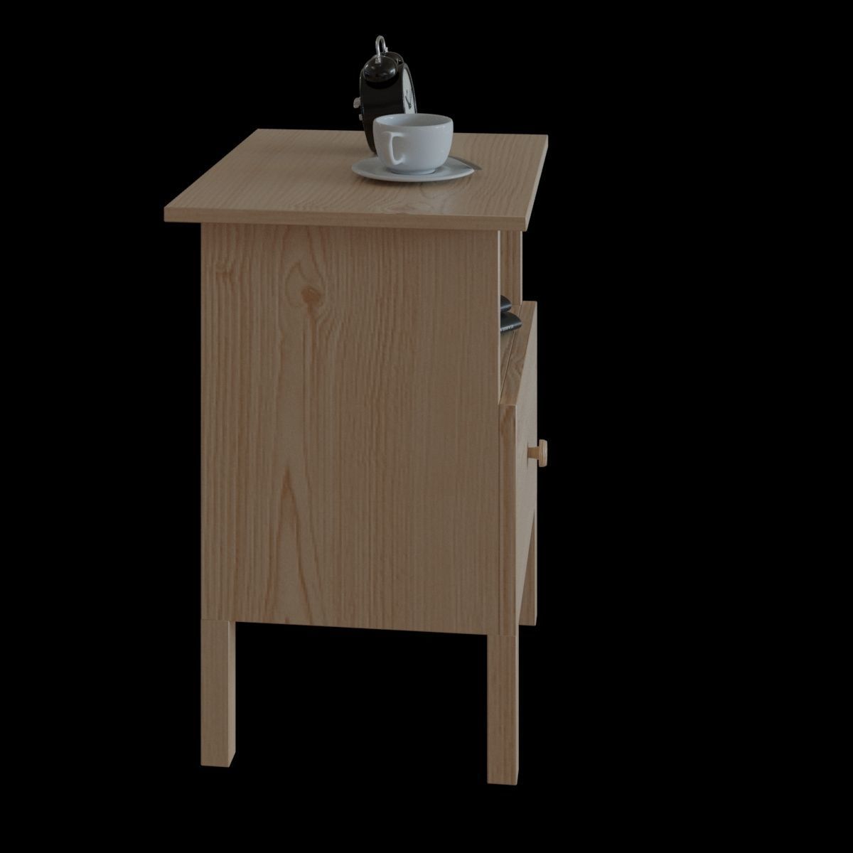 tarva bedside table 3D model_22