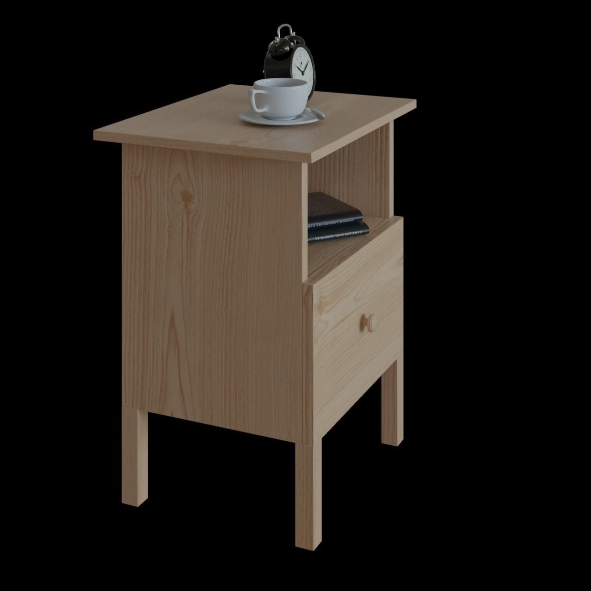 tarva bedside table 3D model_25