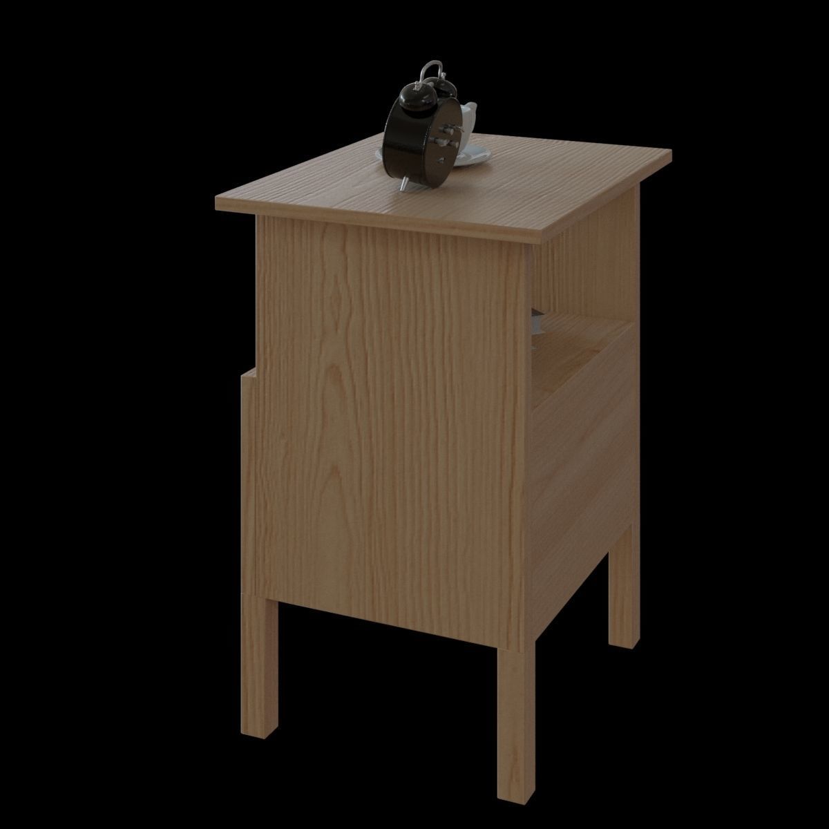 tarva bedside table 3D model_33