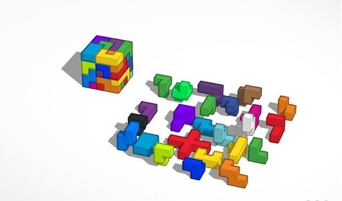Homemade Puzzle Cube  3D print model