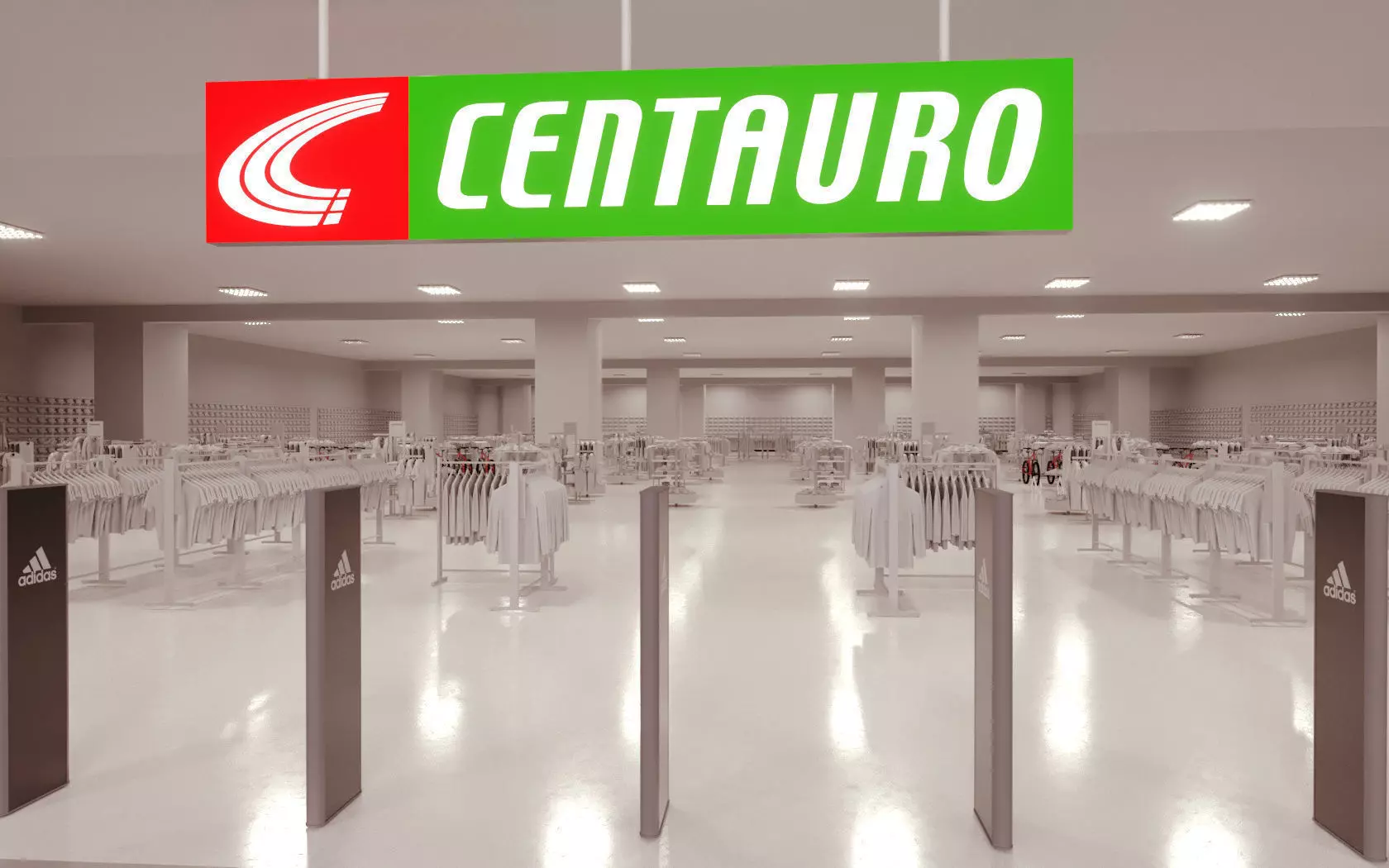 Store Sports Loja Centauro 3D model