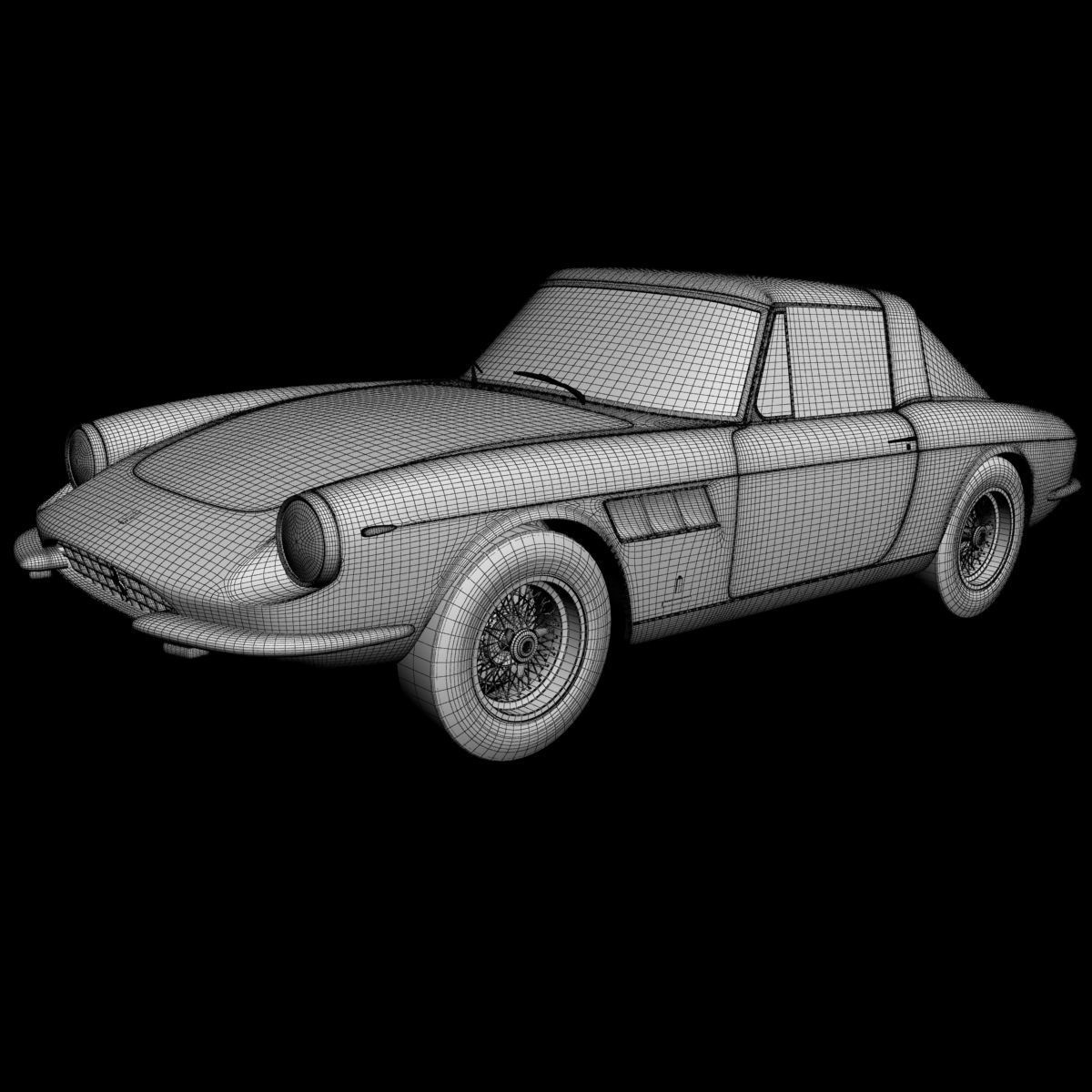 Ferrari 330 Targa 3D model_13