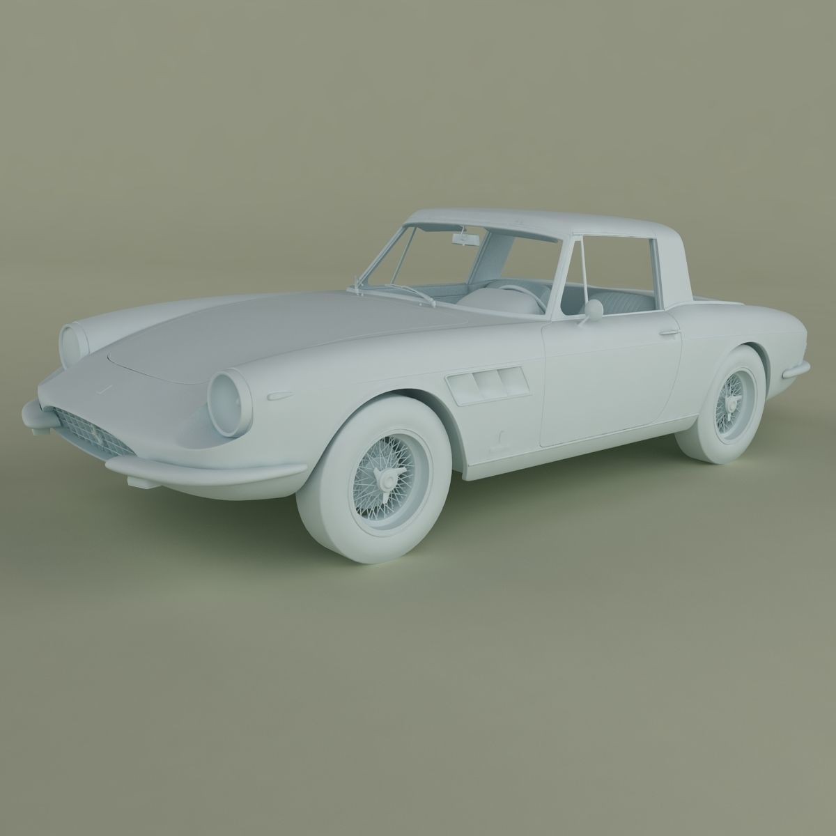 Ferrari 330 Targa 3D model_9
