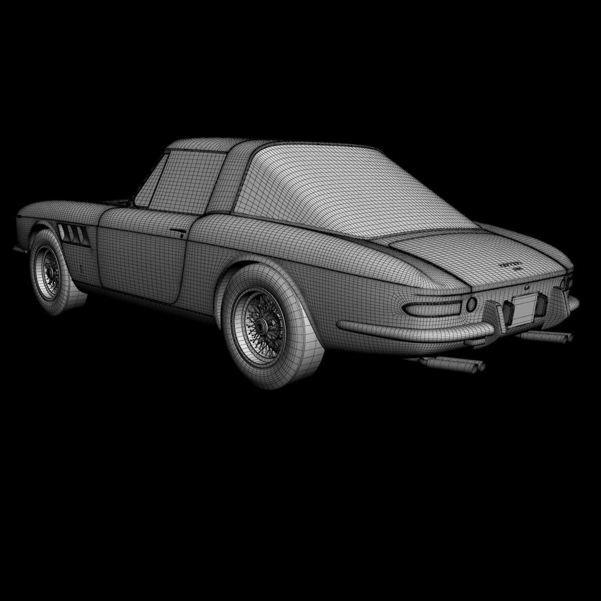 Ferrari 330 Targa 3D model_15