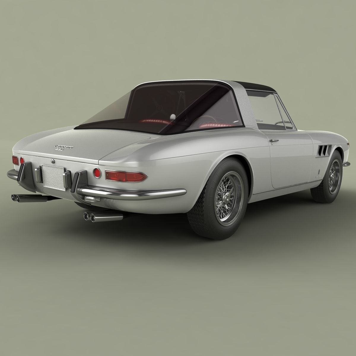 Ferrari 330 Targa 3D model_2