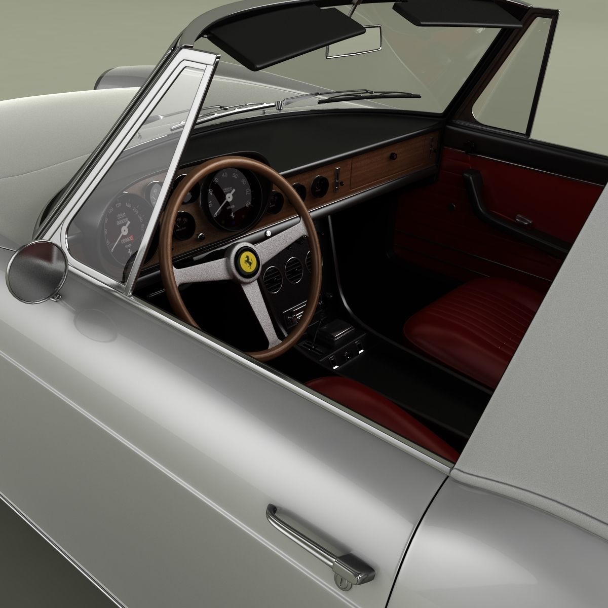 Ferrari 330 Targa 3D model_8