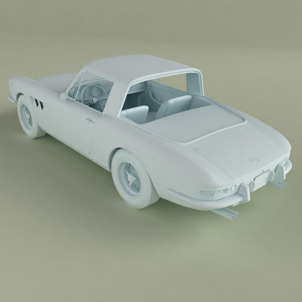 Ferrari 330 Targa 3D model_11