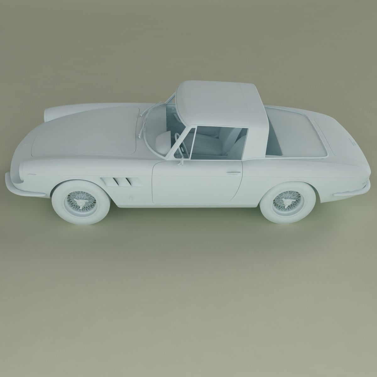 Ferrari 330 Targa 3D model_10
