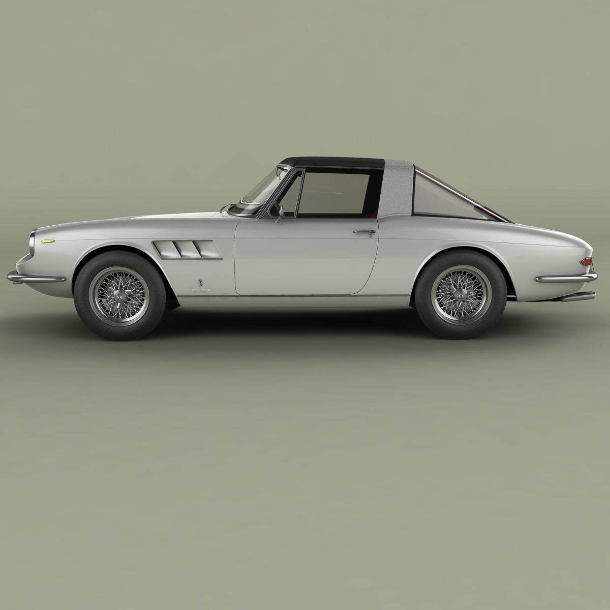 Ferrari 330 Targa 3D model_1