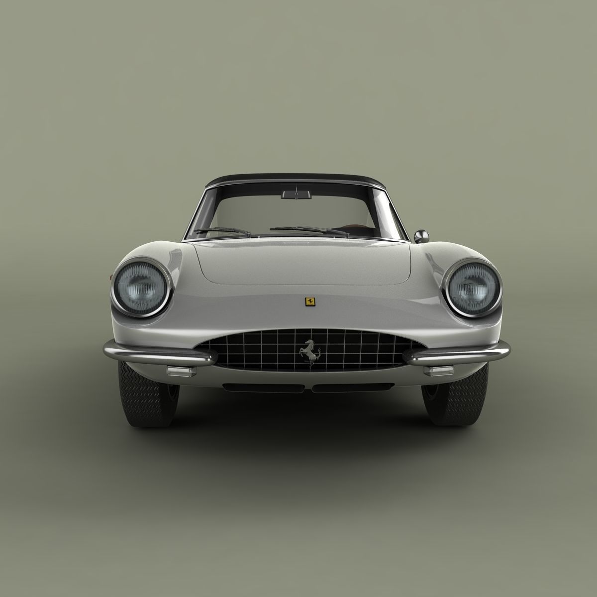 Ferrari 330 Targa 3D model_4