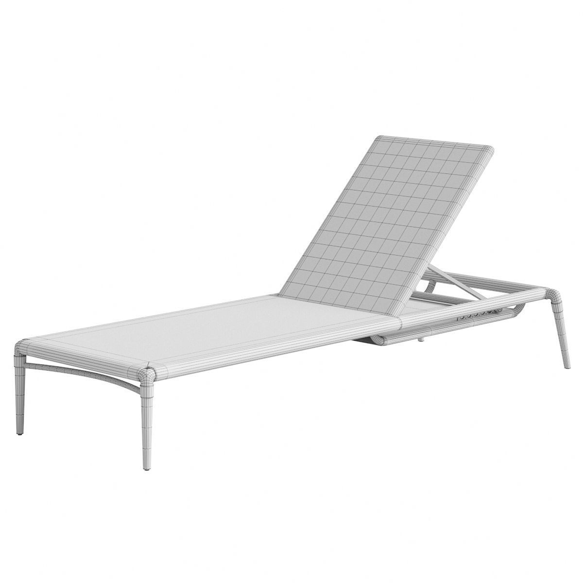 Unopiu Sunlounger Experience 3D model_4