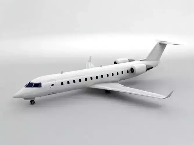 Bombardier CRJ 200 - Generic White