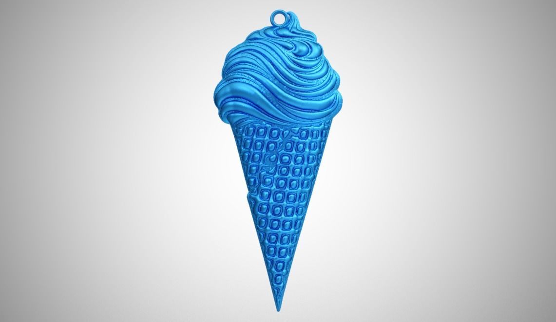 Ice Cream Necklace 3D print model_3