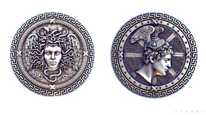 Perseus and Medusa Gorgona 3D print model