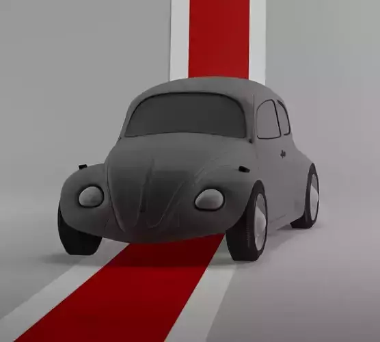 Retro Volkswagen Beetle 