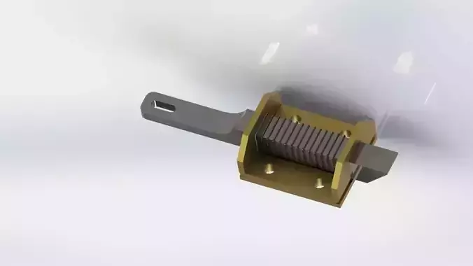 Slam Latch Free 3D model