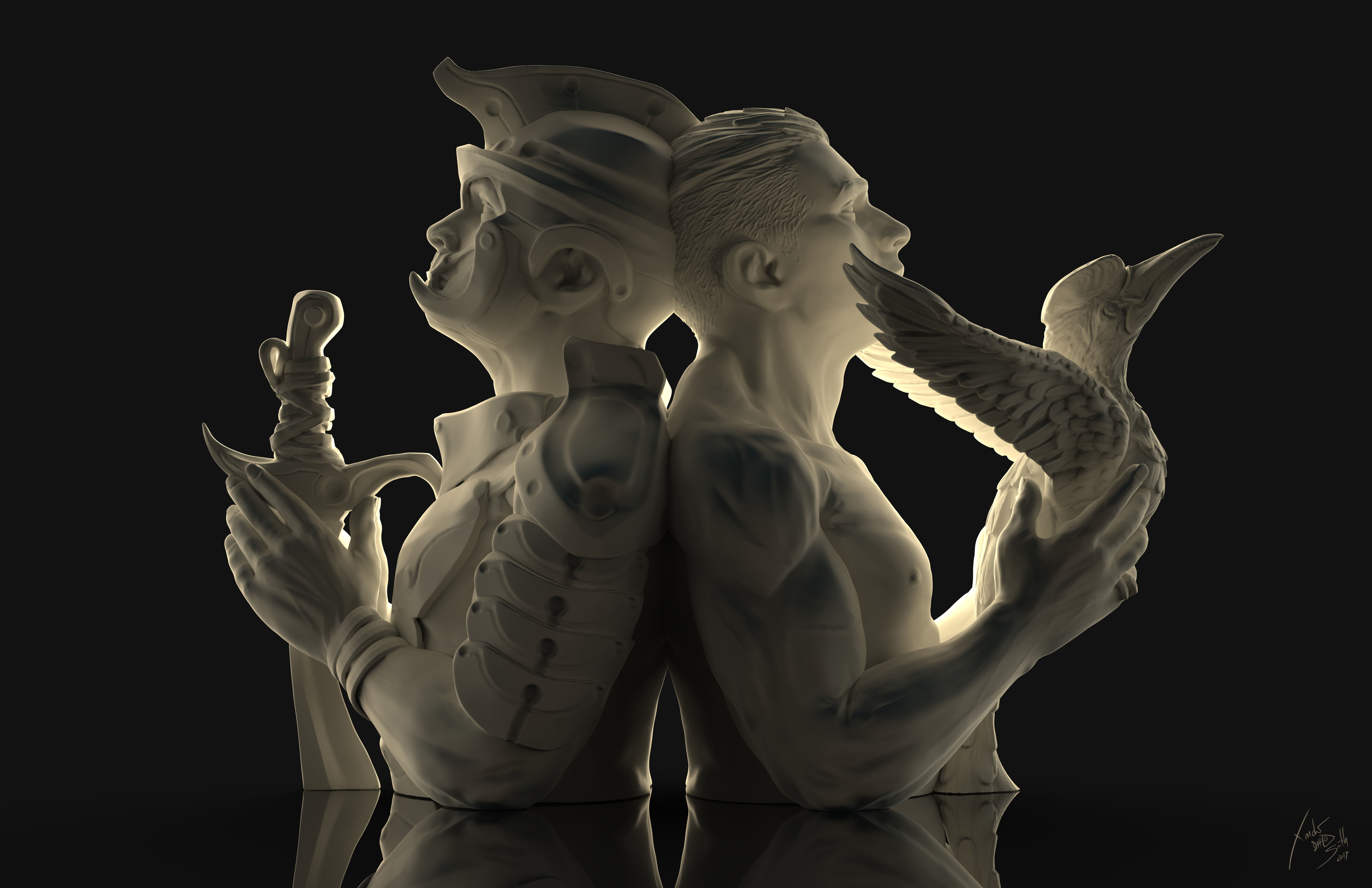 3D Printable Sculpture Pack 3D print model_4