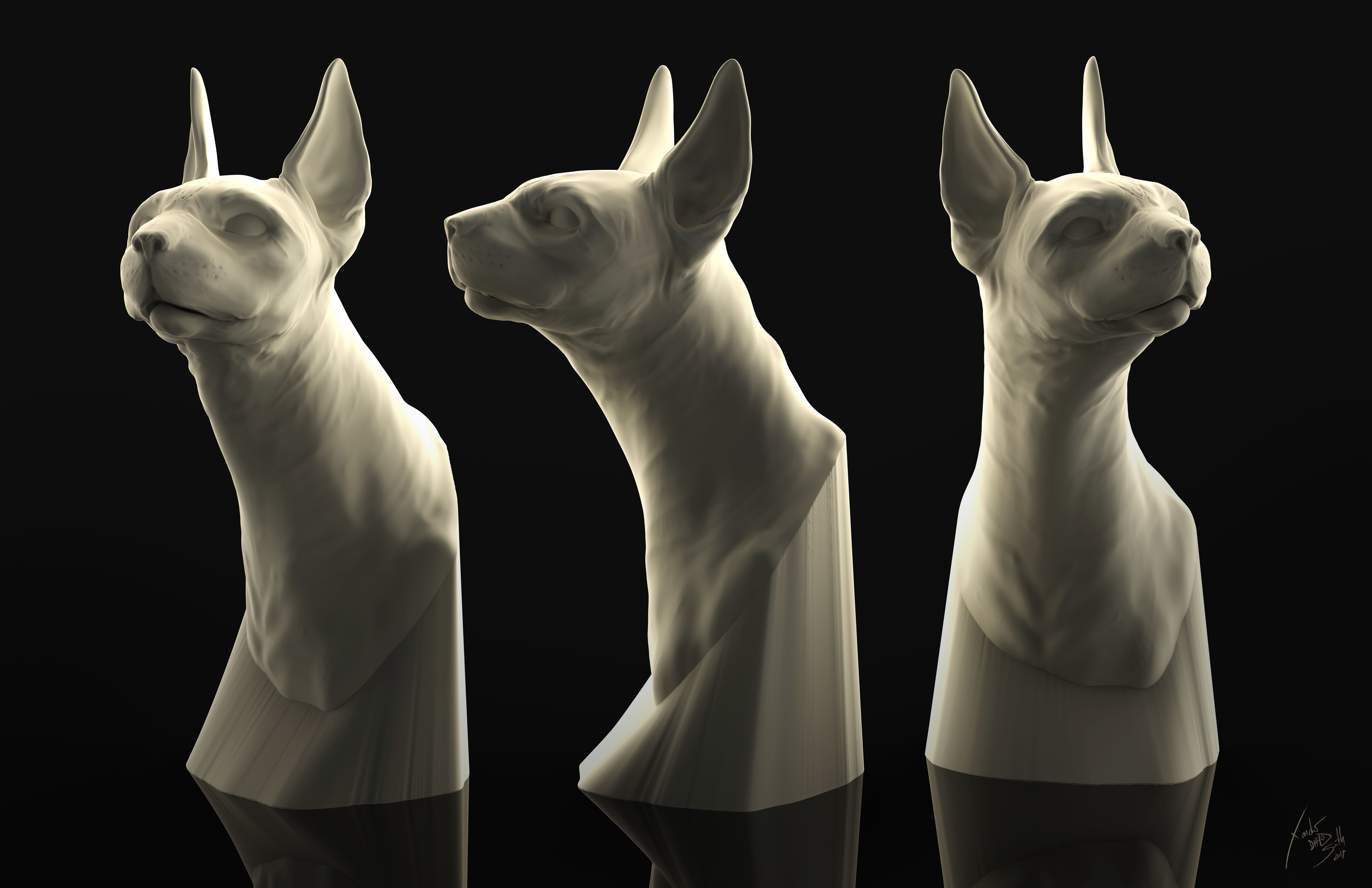 3D Printable Sculpture Pack 3D print model_2