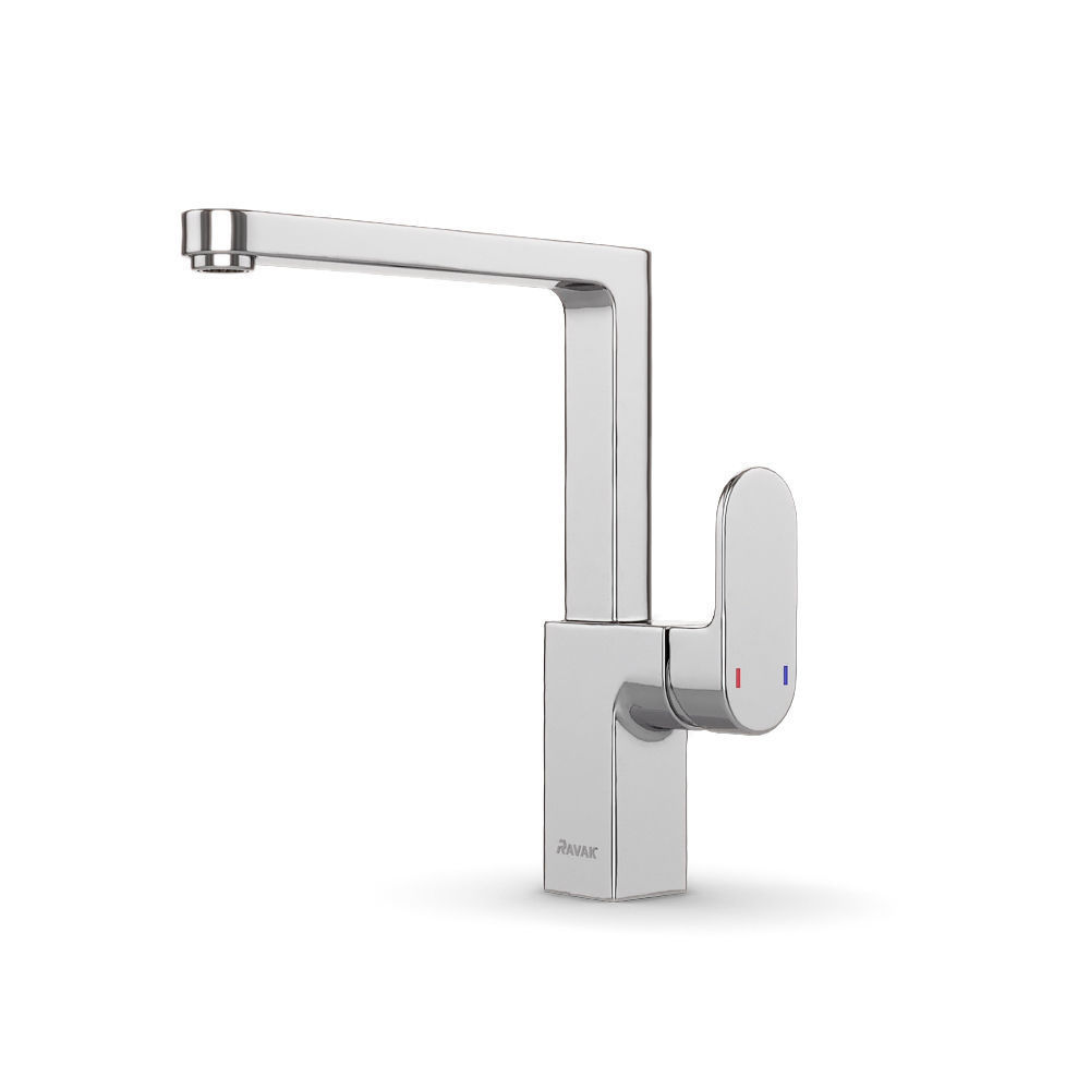 A set of kitchen faucets from Ravak set 11 3D model_5