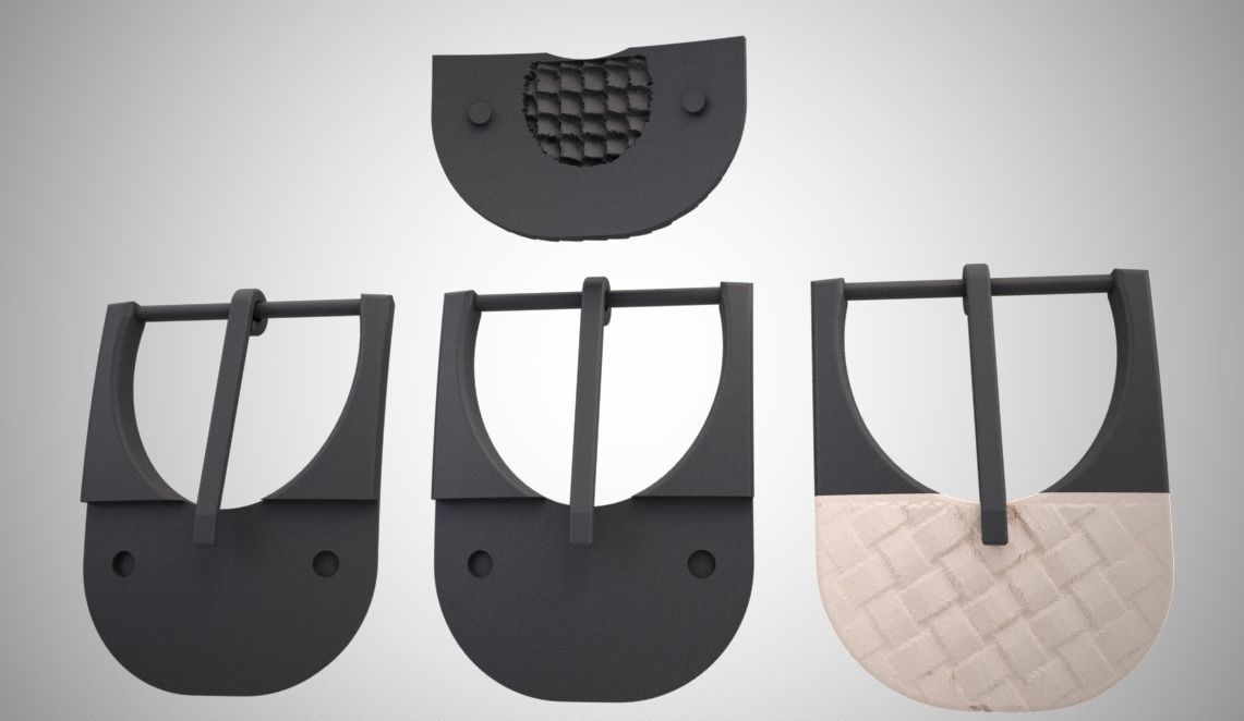 Belt Buckles 3D print model_9