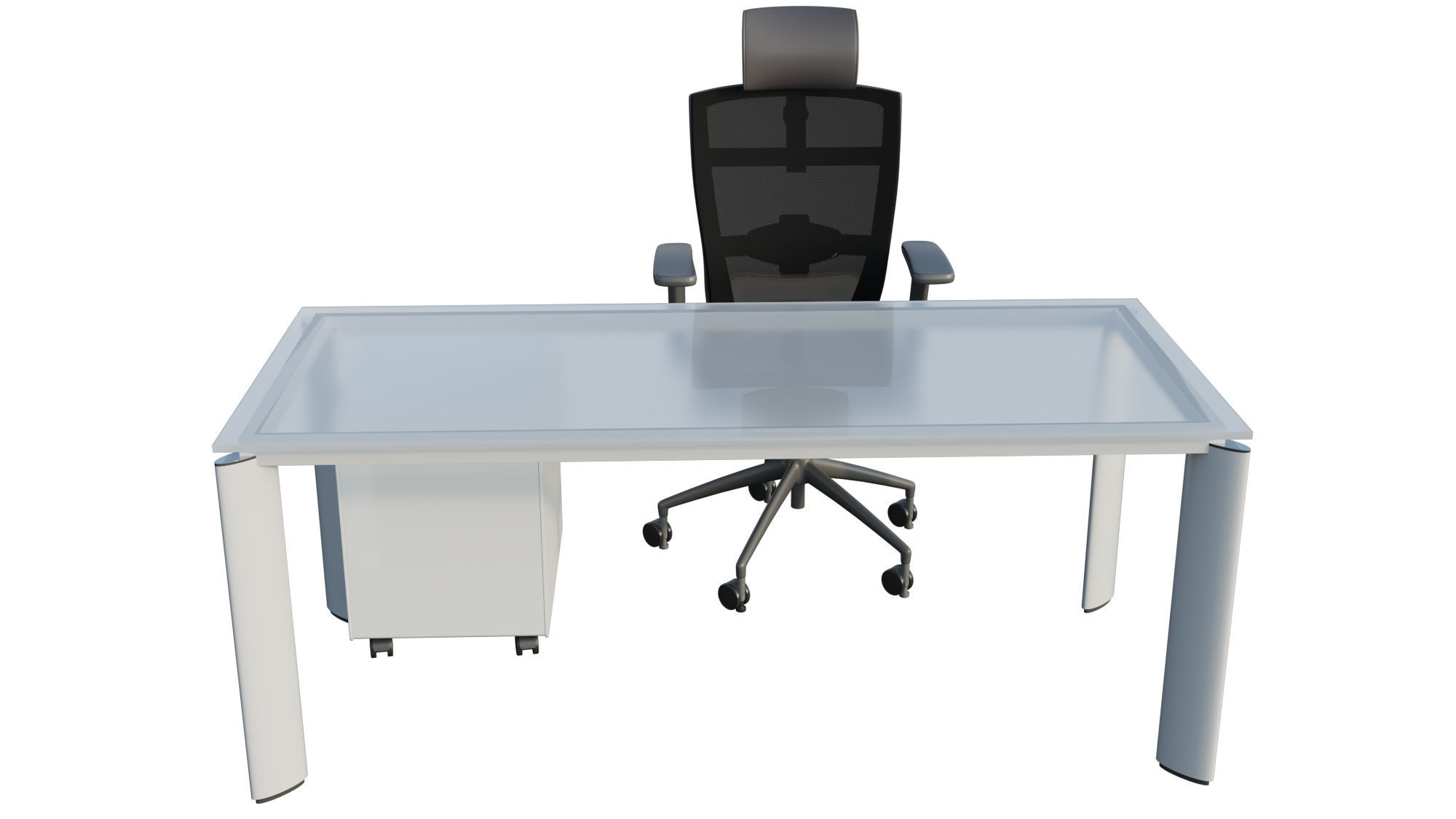 Office Desk 3D model_1