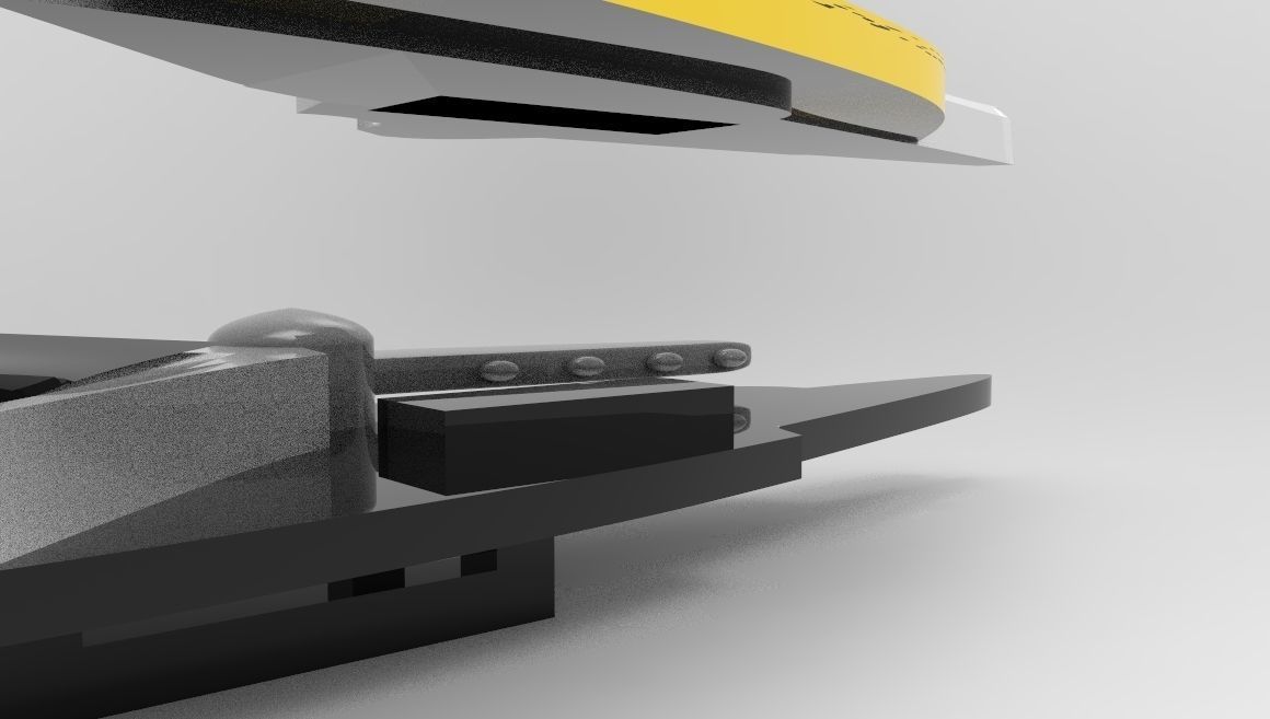 White Ranger Dino Thunder Armor Complete with Sword and Morpher  3D print model_7