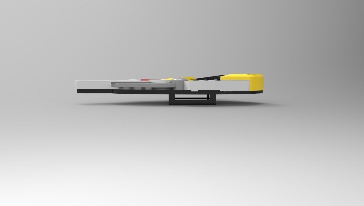 White Ranger Dino Thunder Armor Complete with Sword and Morpher  3D print model_6