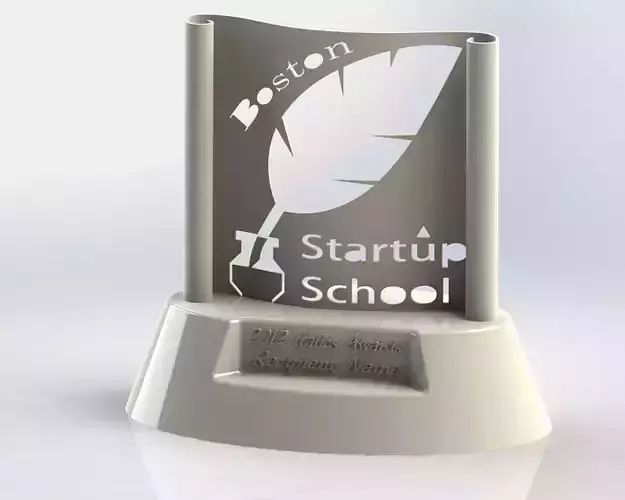 TroX award that says start up school