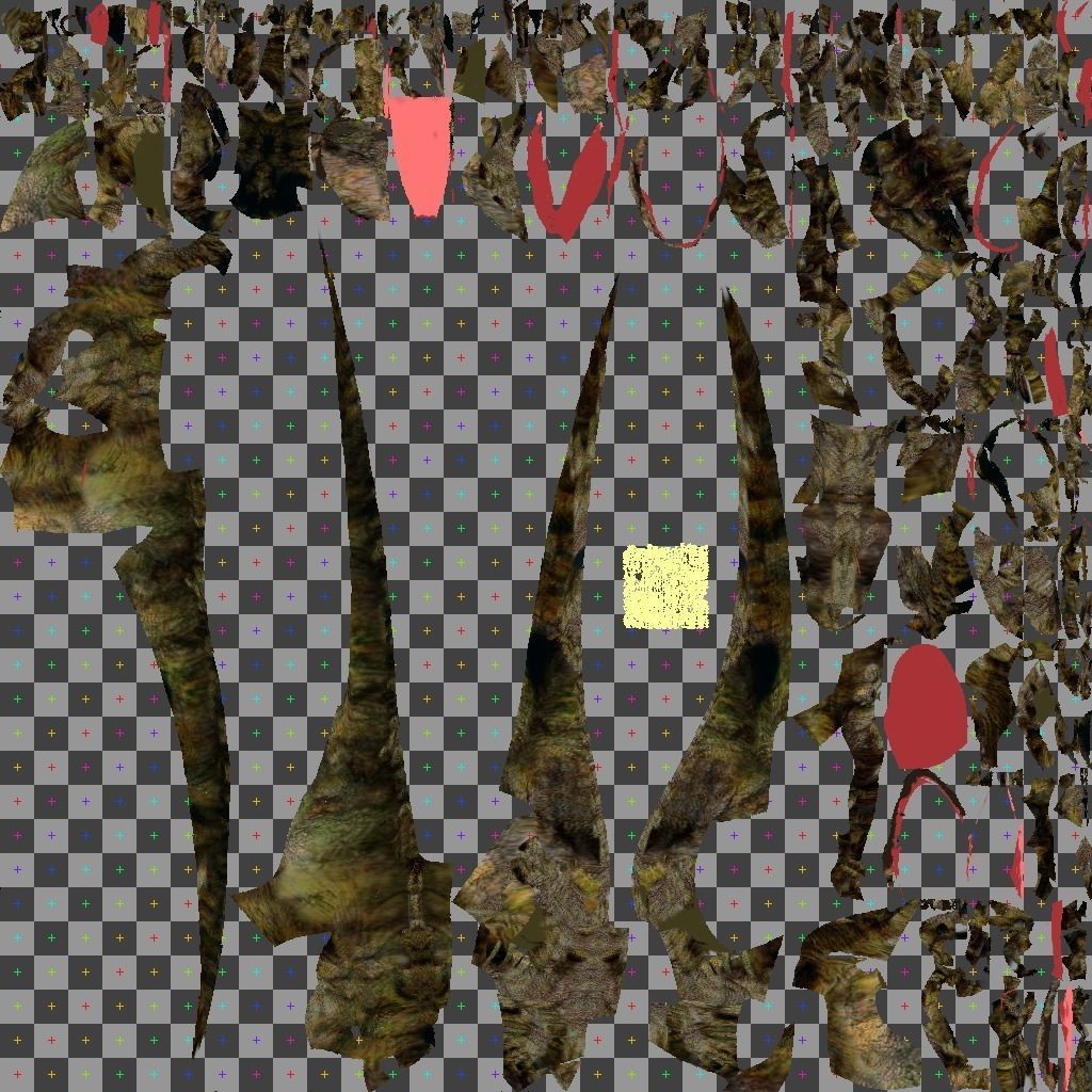 raptor dinosaur running in desert Low-poly 3D model_1