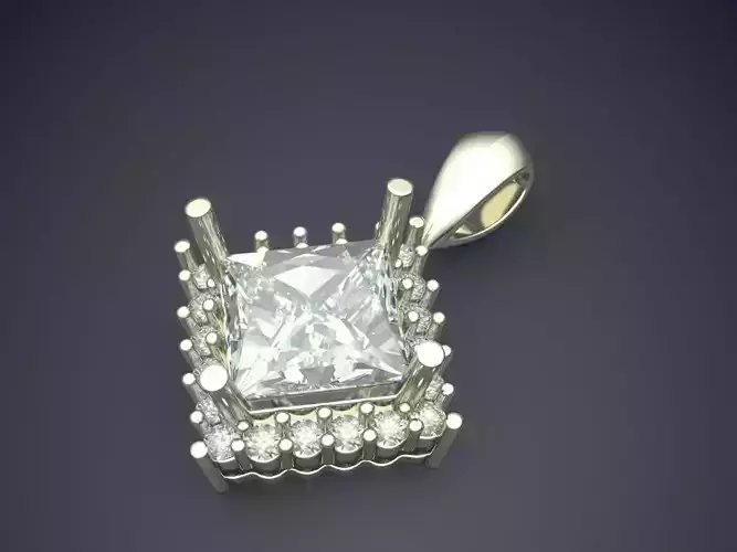 Unique Luxurious Modern Square Pendant