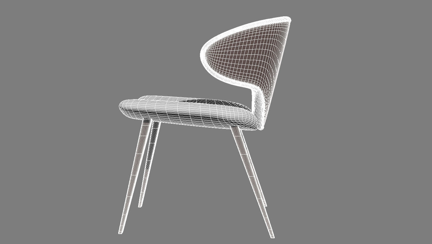 Harper Dining Chair by Modloft 3D model_2