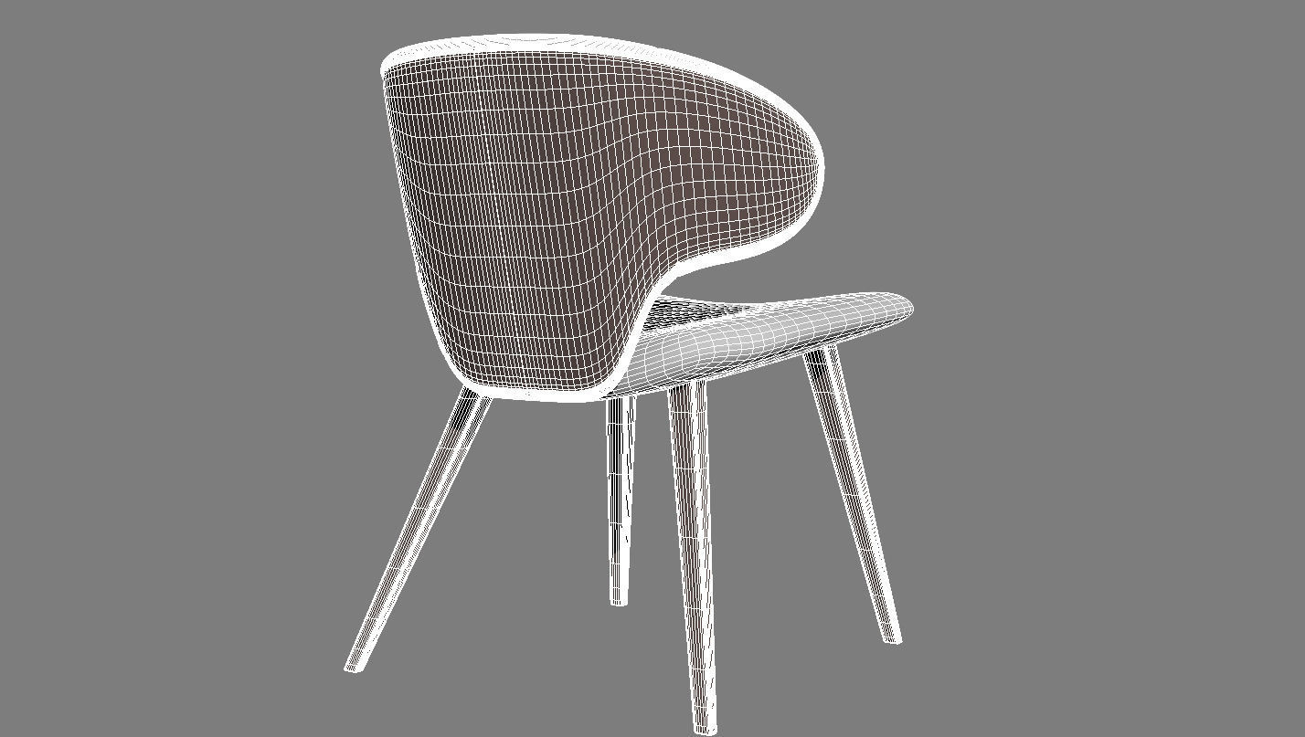 Harper Dining Chair by Modloft 3D model_4