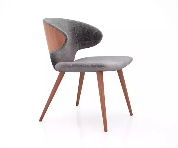 Harper Dining Chair by Modloft 3D model